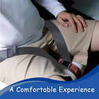 Pregnancy Bump Strap Adjuster for Plus Size People, Belly Discomfort or To-Be Mother. Universal Fit & Tool Free Install.