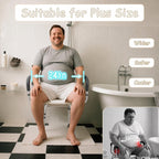Plus Size Wide Shower Seats for Adults with Arms & Back.SQ | Semi Pre-Assembled, Bath Chairs for Seniors, or Big & Tall Person, 150kg Weight Capacity.