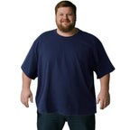 Plus Size Heavyweight T Shirt for Men Big and Tall - Stretch Cotton T-Shirt for Casual & Daily Wear. (Big Size Only)