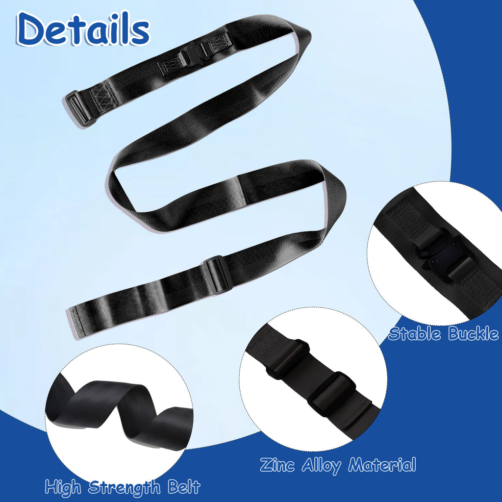 Pregnancy Bump Strap Adjuster for Plus Size People, Belly Discomfort or To-Be Mother. Universal Fit & Tool Free Install.