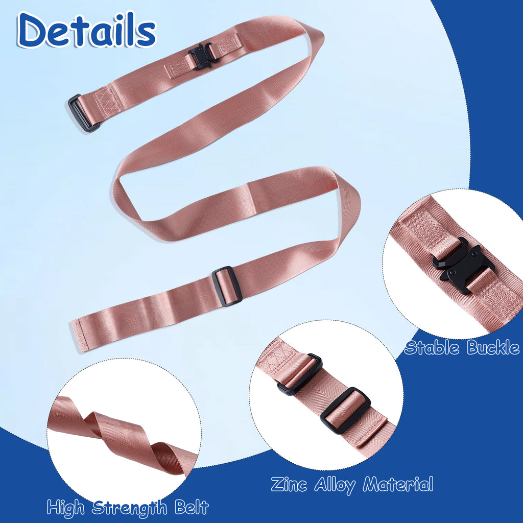 Pregnancy Bump Strap Adjuster for Plus Size People, Belly Discomfort or To-Be Mother. Universal Fit & Tool Free Install.