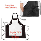 Urby Aprons for Women with Pockets Plus Size Apron XL XXL or Waist W40+, Extra Large and Long also Fits Big and Tall Men,Heavy Duty Durable Reusable Material, Waterproof.