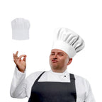 Extra Large Chefs Hat Similar To Hat Size XL, XXL, 7 1/2 or up | Great Comfort, Chefs With Larger or Bigger Head, Adjustable Elastic Band, For restaurants, food server cap, pubs