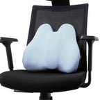 King Mills Plus Size Lower Back Support for Office Chair, Ergonomic Back Support for Office Chair Women w. Back Pain, Memory Foam Filling Car Lumbar Pillow for Pain Relief & Back Rest