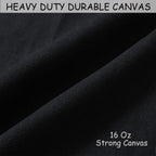 King Mills Plus Size Canvas Workshop Apron for Men, 3 Pockets | Plus Size Fit, Waterproof, Adjustable Strap, Hairstylist, Painting Smock for Adults, Large Pockets for Tools & Supplies