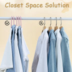 Urby Extra Wide Hangers for Plus Size Clothes, Plastic | Durable, Space-Saving, Ideal for Oversized XL & XXL Shirts, Coats & Dresses