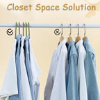 Urby Extra Wide Hangers for Plus Size Clothes, Plastic | Durable, Space-Saving, Ideal for Oversized XL & XXL Shirts, Coats & Dresses