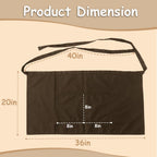 Urby Waist/half Aprons For Women With Pockets Plus Size Apron XL XXL or Waist W40+, Mandiles Para Mujer Para Trabajo