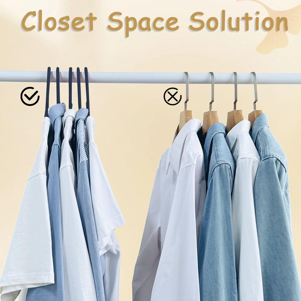 Urby Extra Wide Hangers for Plus Size Clothes, Plastic | Durable, Space-Saving, Ideal for Oversized XL & XXL Shirts, Coats & Dresses