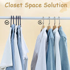 Urby Extra Wide Hangers for Plus Size Clothes, Plastic | Durable, Space-Saving, Ideal for Oversized XL & XXL Shirts, Coats & Dresses