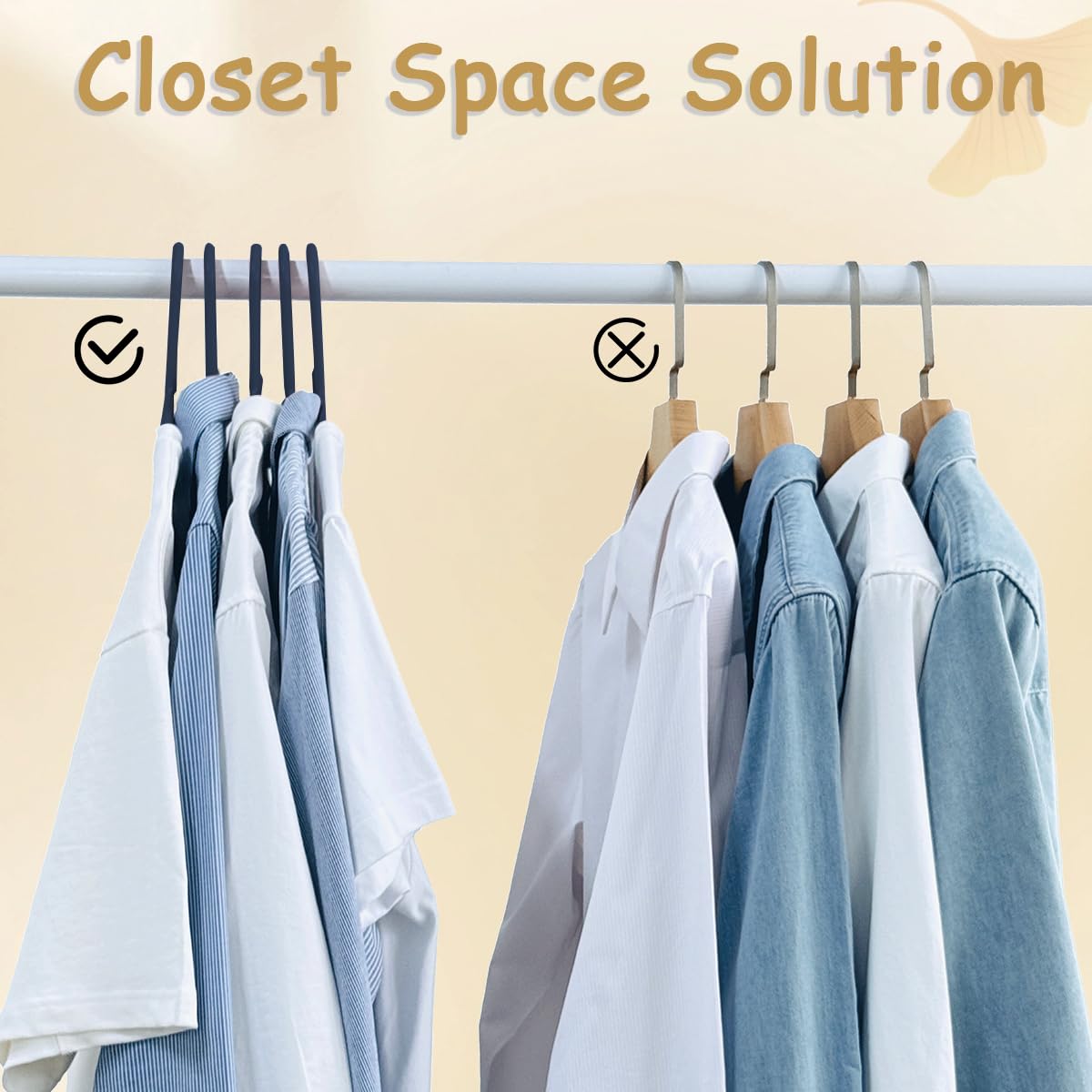 Urby Extra Wide Hangers for Plus Size Clothes, Plastic | Durable, Space-Saving, Ideal for Oversized XL & XXL Shirts, Coats & Dresses