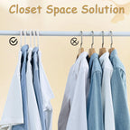 Urby Extra Wide Hangers for Plus Size Clothes, Plastic | Durable, Space-Saving, Ideal for Oversized XL & XXL Shirts, Coats & Dresses