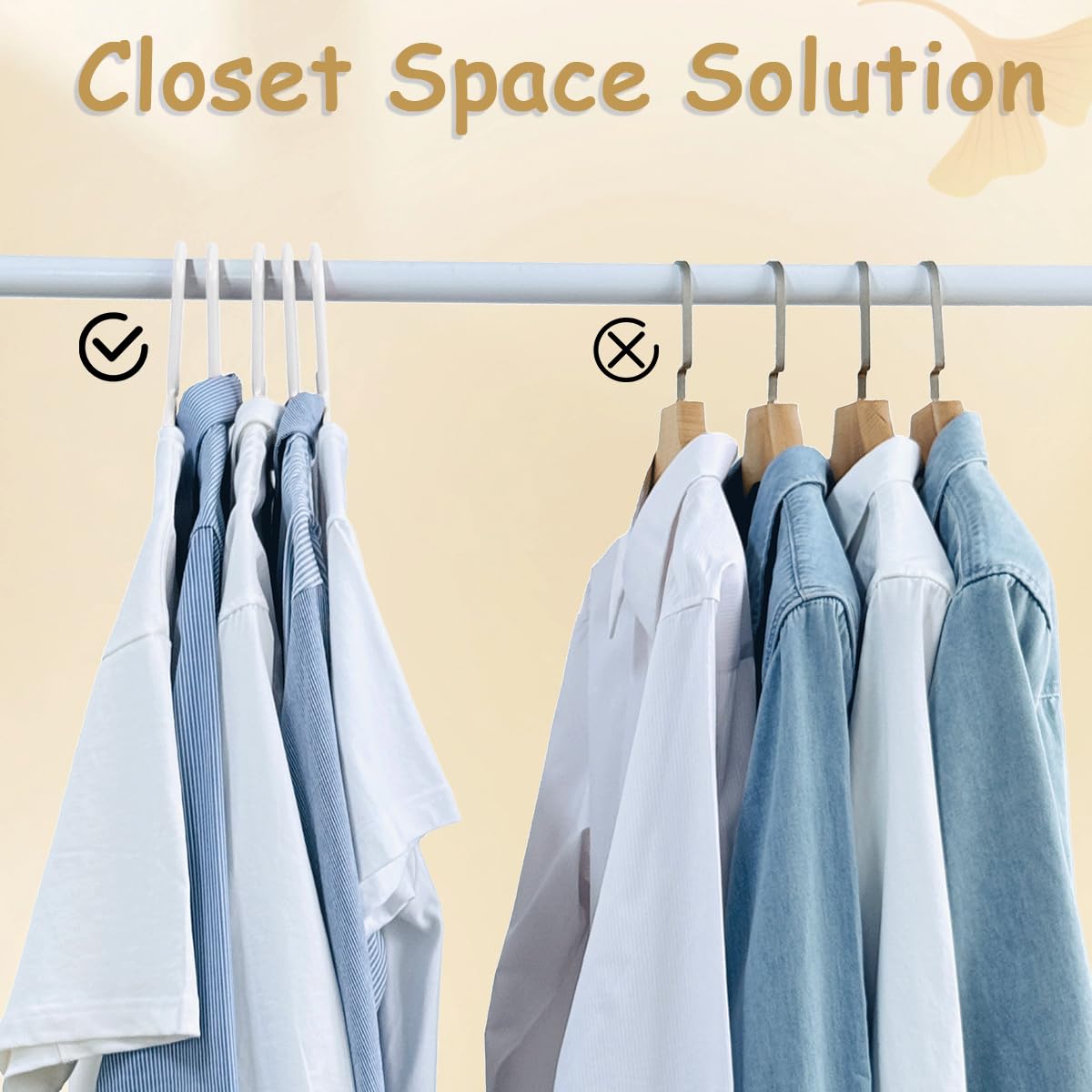 Urby Extra Wide Hangers for Plus Size Clothes, Plastic | Durable, Space-Saving, Ideal for Oversized XL & XXL Shirts, Coats & Dresses