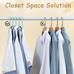 Urby Extra Wide Hangers for Plus Size Clothes, Plastic | Durable, Space-Saving, Ideal for Oversized XL & XXL Shirts, Coats & Dresses