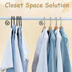 Urby Extra Wide Hangers for Plus Size Clothes, Plastic | Durable, Space-Saving, Ideal for Oversized XL & XXL Shirts, Coats & Dresses