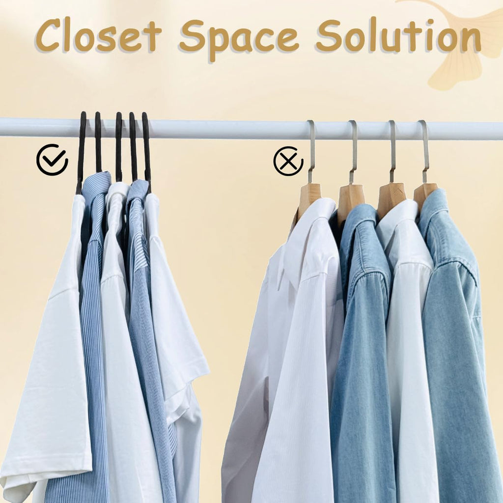 Urby Extra Wide Hangers for Plus Size Clothes, Plastic | Durable, Space-Saving, Ideal for Oversized XL & XXL Shirts, Coats & Dresses