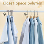 Urby Extra Wide Hangers for Plus Size Clothes, Plastic | Durable, Space-Saving, Ideal for Oversized XL & XXL Shirts, Coats & Dresses