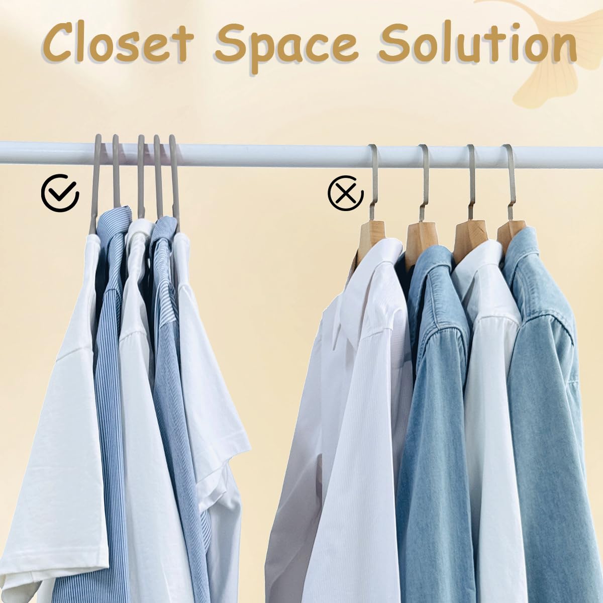 Urby Extra Wide Hangers for Plus Size Clothes, Plastic | Durable, Space-Saving, Ideal for Oversized XL & XXL Shirts, Coats & Dresses