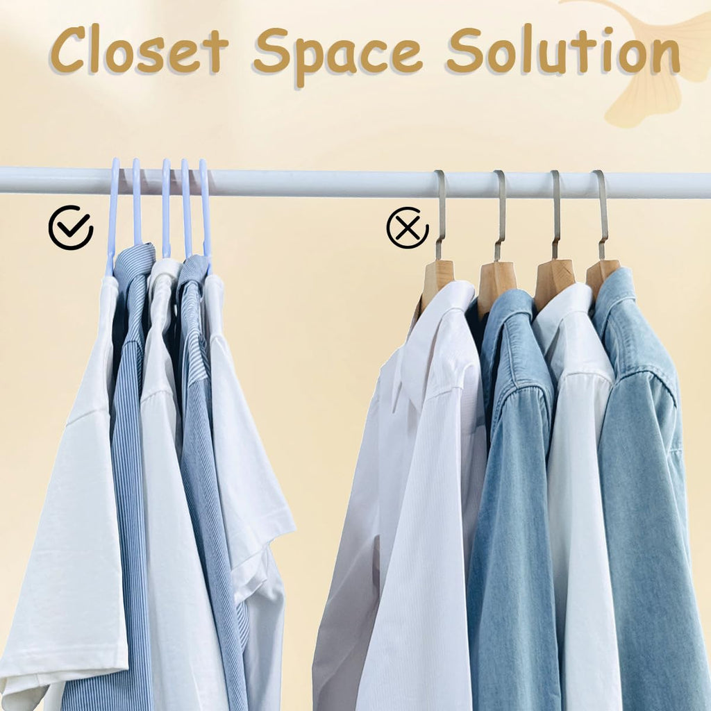 Urby Extra Wide Hangers for Plus Size Clothes, Plastic | Durable, Space-Saving, Ideal for Oversized XL & XXL Shirts, Coats & Dresses