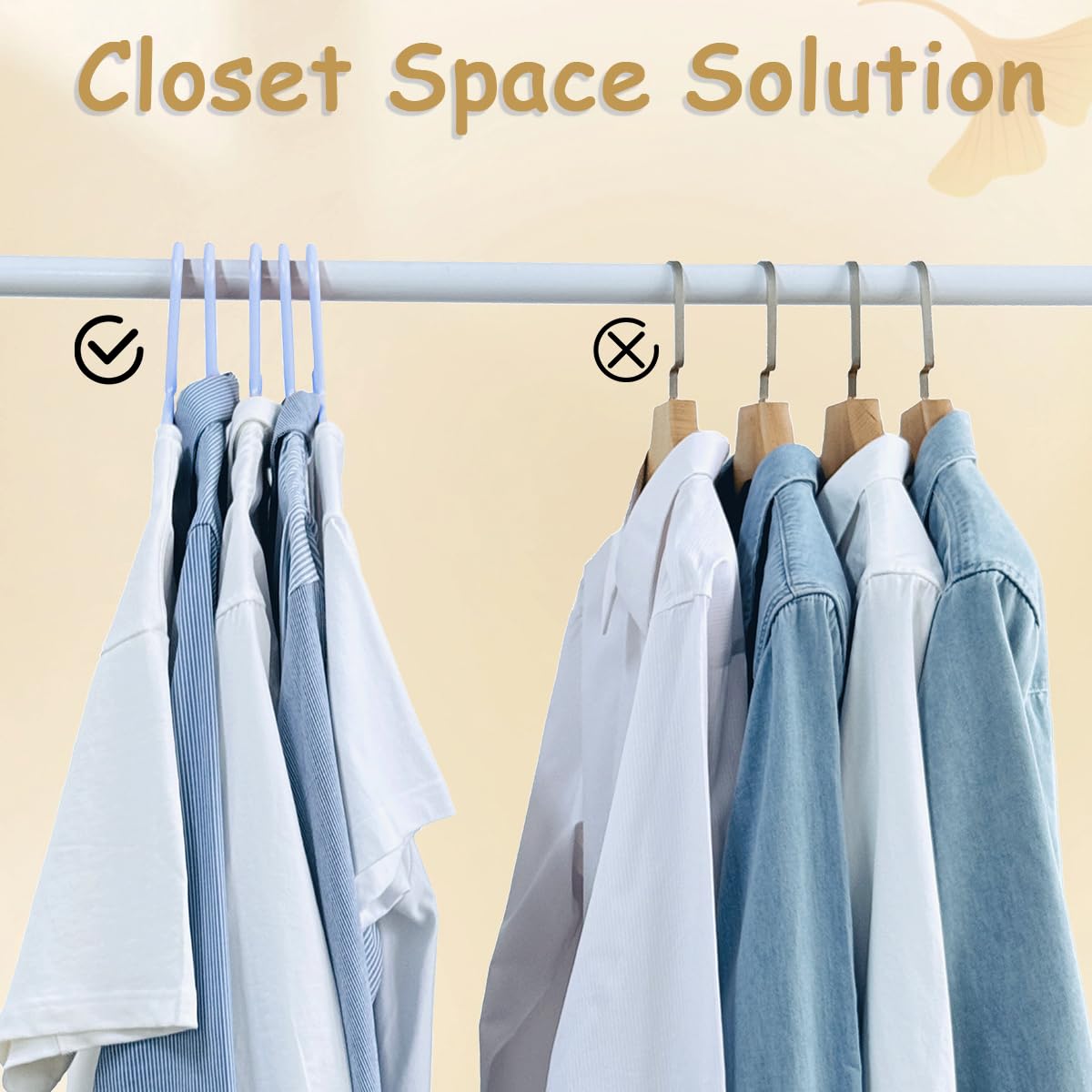 Urby Extra Wide Hangers for Plus Size Clothes, Plastic | Durable, Space-Saving, Ideal for Oversized XL & XXL Shirts, Coats & Dresses