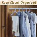 Urby Extra Wide Hangers for Plus Size Clothes, Plastic | Durable, Space-Saving, Ideal for Oversized XL & XXL Shirts, Coats & Dresses
