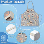 King Mills Plus Size Apron Women with Pockets, Farmhouse Style |  Cottagecore Kitchen Apron, For XL XXL or Waist W38+, Water Resistant, Machine Wash, Multi-use, Pockets