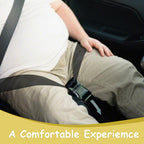 Pregnancy Bump Strap Adjuster for Plus Size People, Belly Discomfort or To-Be Mother. Universal Fit & Tool Free Install.