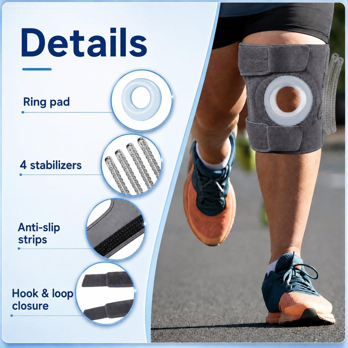 Extra Large Knee Brace,Plus Size Fitting,Extra Large Knee Brace Plus Size for Women & Men