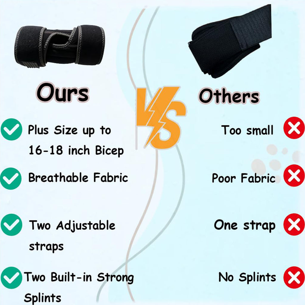 Elbow Stabilizer Brace,Tennis Elbow,King Mills Plus Size Arm Brace for Tennis Elbow, Adjustable Compression
