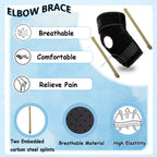 Elbow Stabilizer Brace,Tennis Elbow,King Mills Plus Size Arm Brace for Tennis Elbow, Adjustable Compression