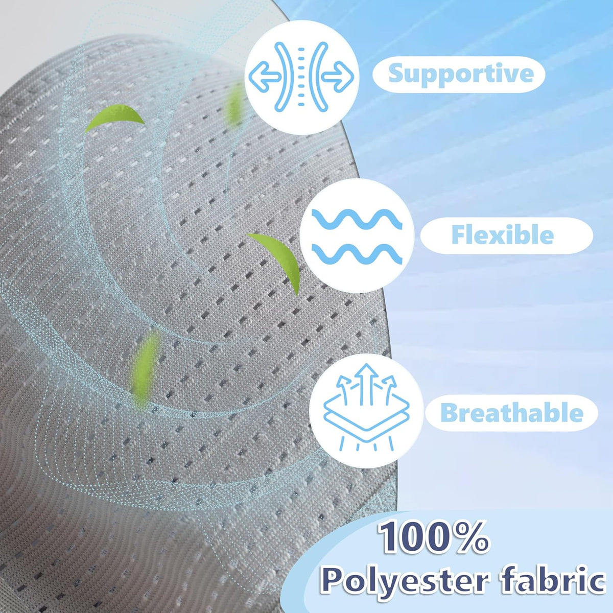 Details of Plus Size Rib Support Wrap, Extended Sizing, Unisex Torso Compression Band, Extra Long Core Stability Belt