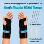 Resting Hand Splint,Wrist Brace,King Mills Plus Size Wrist Brace, Extra Large