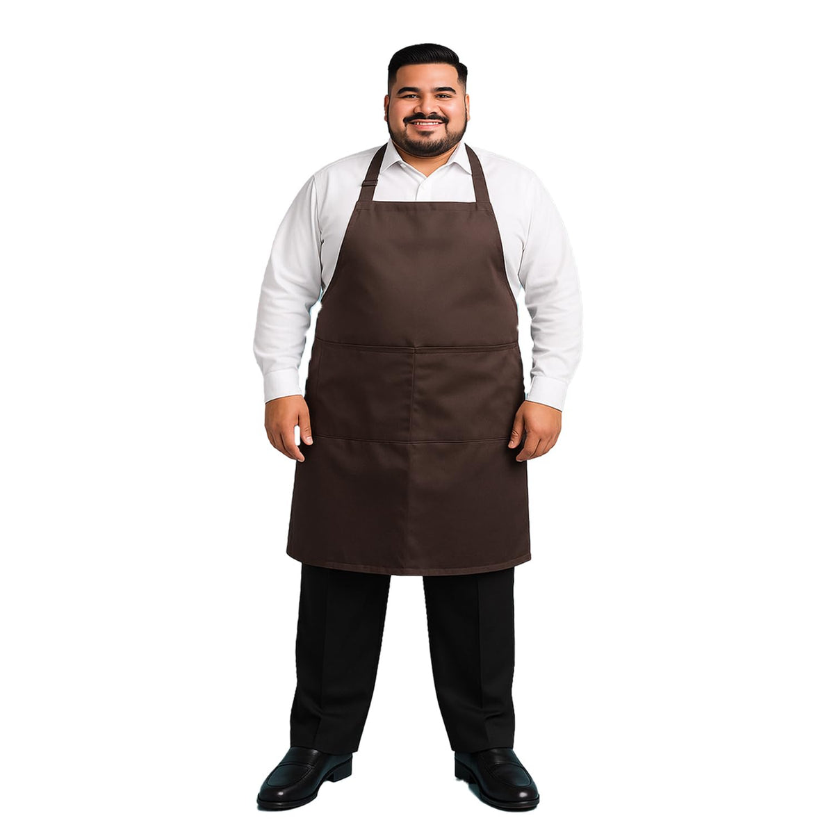 King Mills Unisex Plus Size Kitchen Cooking Apron with Pockets | Extra Large and Long Aprons, For XL XXL or Waist W38+, Water Resistant, Machine Wash, Multi-use, Pockets.