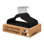 Urby Extra Wide Hangers for Plus Size Clothes | Super Plus Size, Ideal for XL & XXL Shirts, Coats, Dresses & Heavy Garments, Ganchos para Colgar Ropa