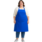 Urby Plus Size Water Repellent Cooking Apron, Fits Waist 38in+ | Full Coverage, Extra Large & Long, Two Large Front Pockets, for Women, Men, Big & Tall, Cooking & Baking.