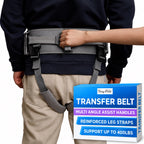 King Mills Transfer Belt with Handles, Physical Therapy Safety Belt,  XL | Fits Waist 39-47 in, for Elderly Walking & Transfer Assistance, Gait Training in Physical Therapy or Daily Life